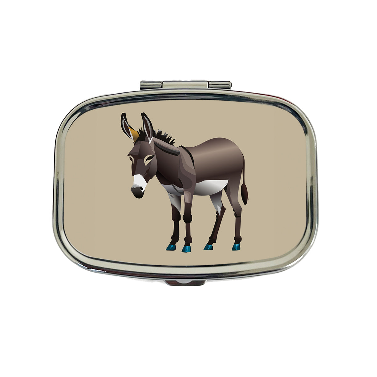 Donkey Standing Travel Pill Box Case