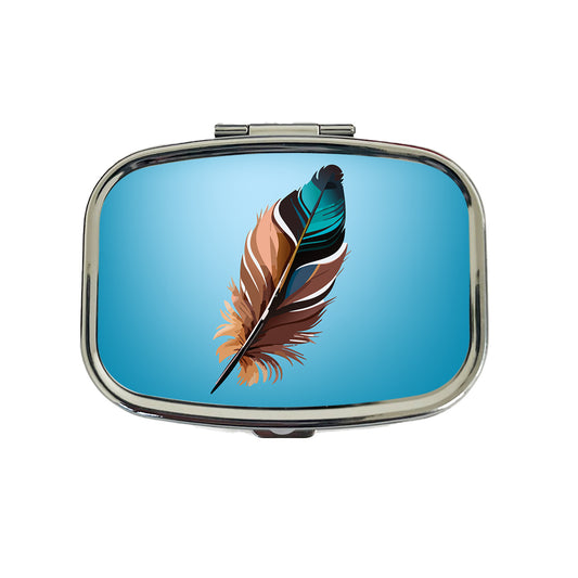 Feather Pretty Travel Pill Box Case