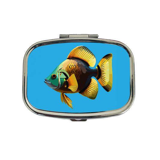 Fish Tropical Travel Pill Box Case