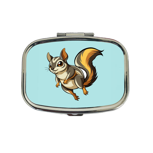 Flying Squirrel Travel Pill Box Case
