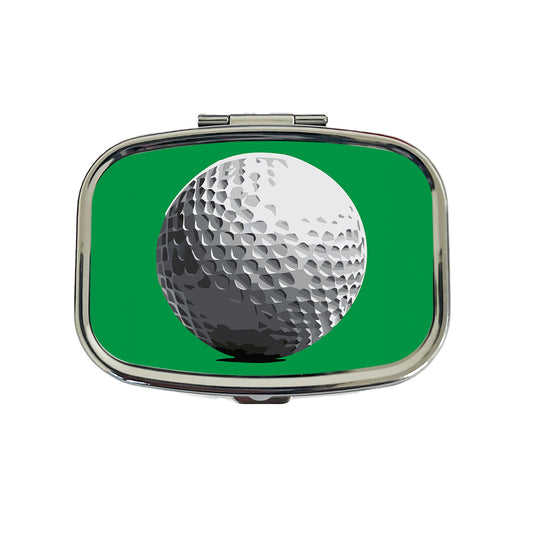 Golf Ball Golfing Sport Travel Pill Box Case