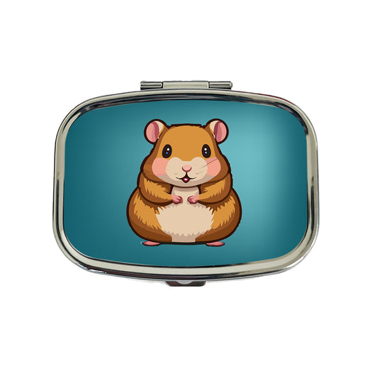Hamster Cute Travel Pill Box Case