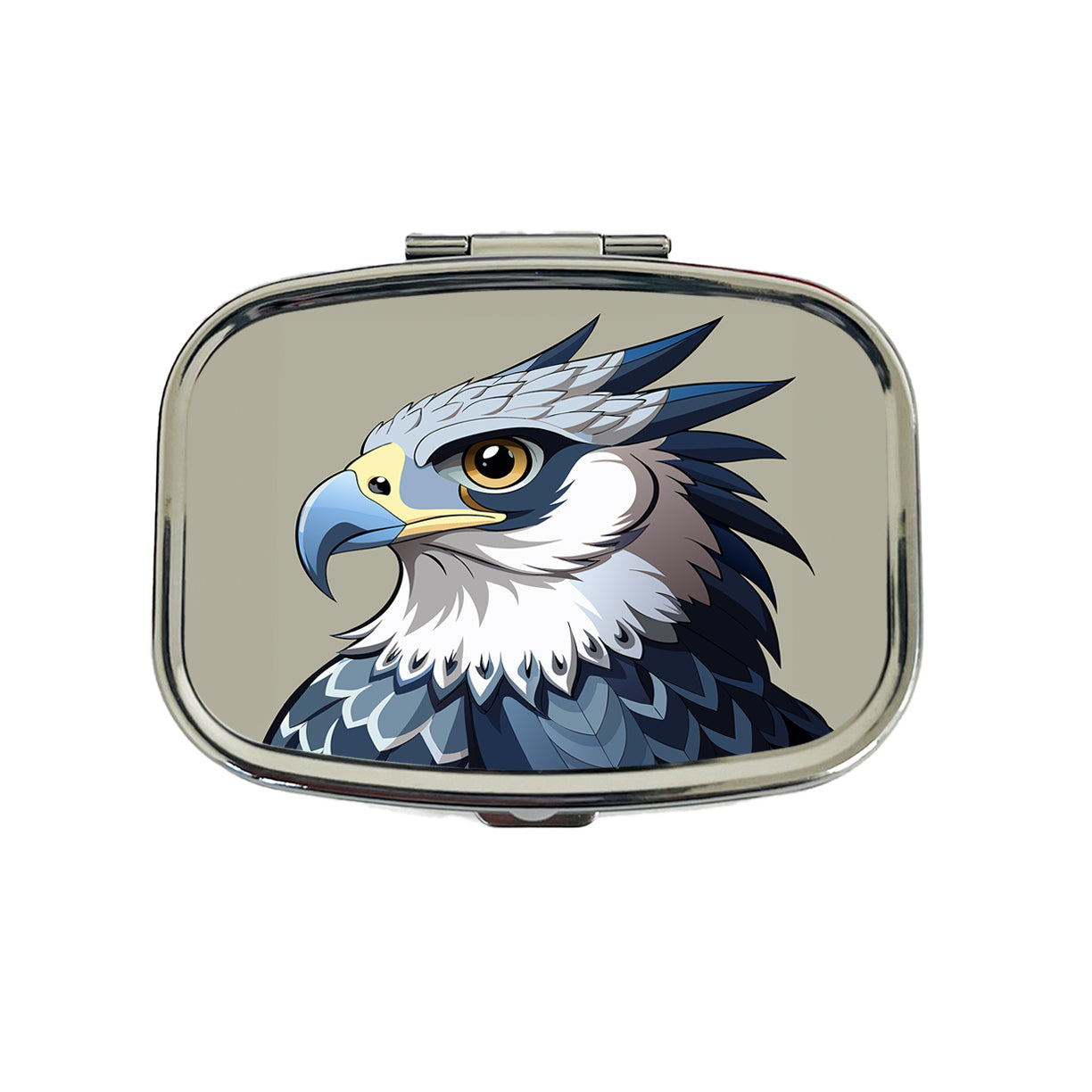 Harpy Eagle Profile Travel Pill Box Case