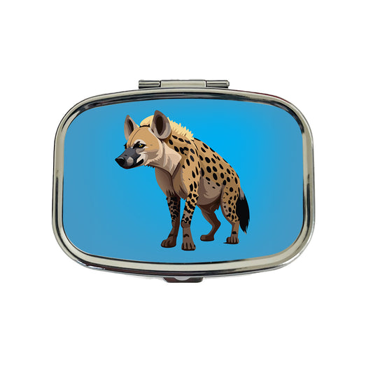 Hyena African Animal Travel Pill Box Case