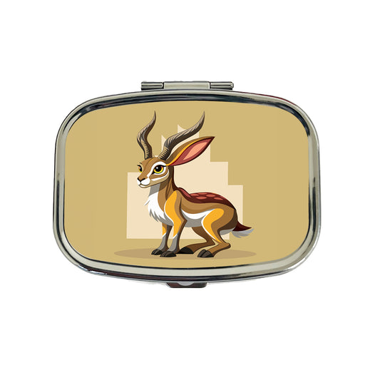 Jackalope Elegant Travel Pill Box Case