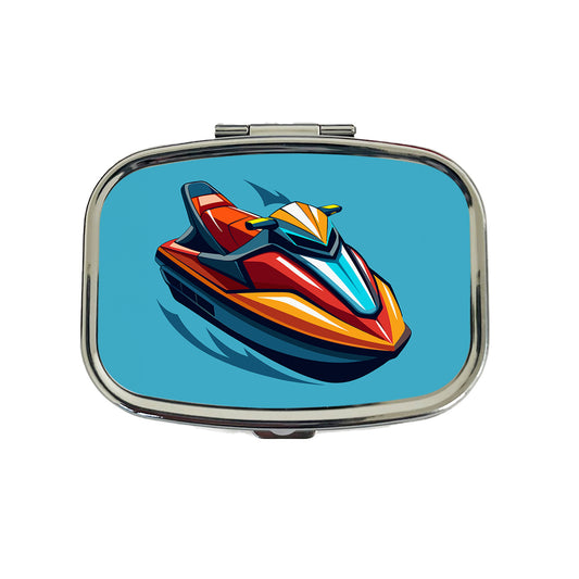 Jet Ski Water Sport Travel Pill Box Case