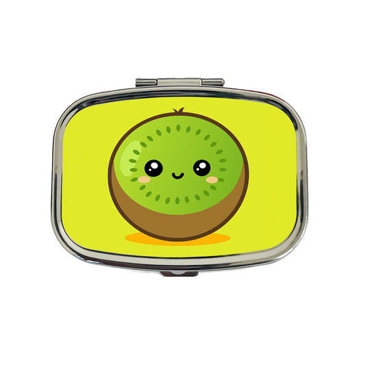 Kiwi Cute Happy Fruit Travel Pill Box Case