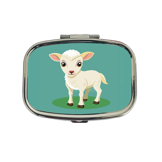 Lamb Baby Cute Travel Pill Box Case
