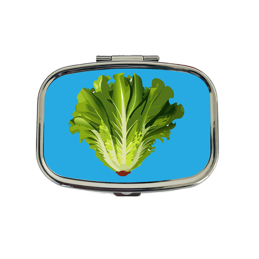 Lettuce Head Vegetable Travel Pill Box Case