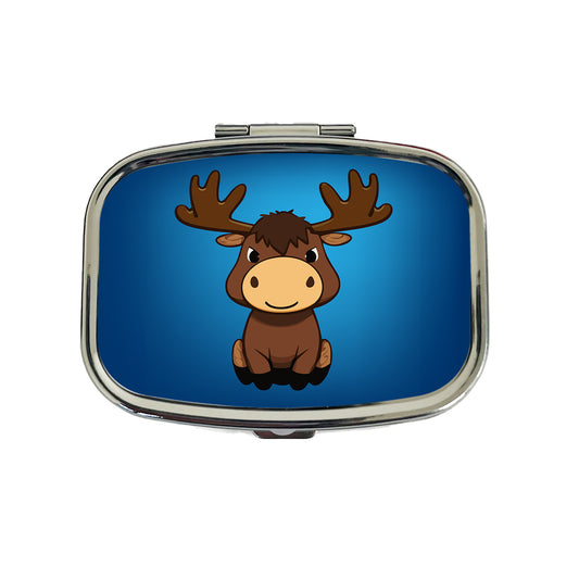 Moose Cute Travel Pill Box Case