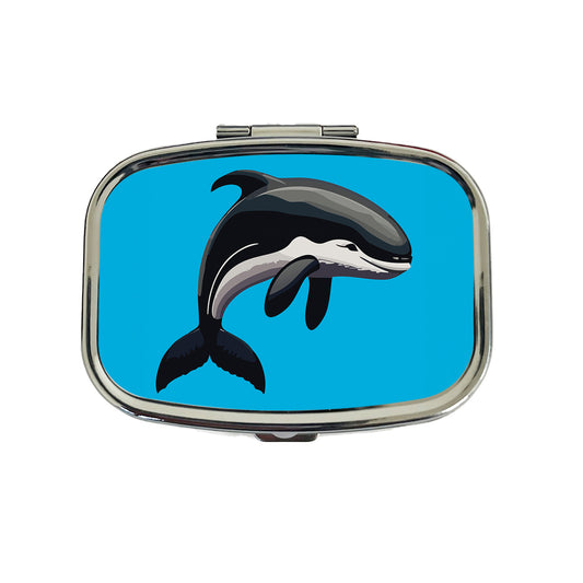 Orca Killer Whale Travel Pill Box Case