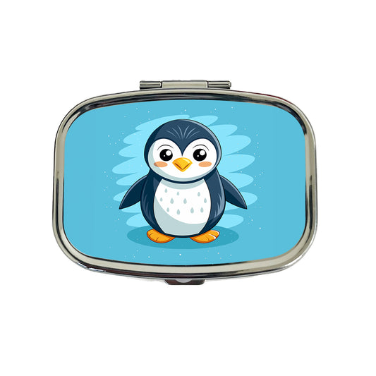 Penguin Cute Travel Pill Box Case