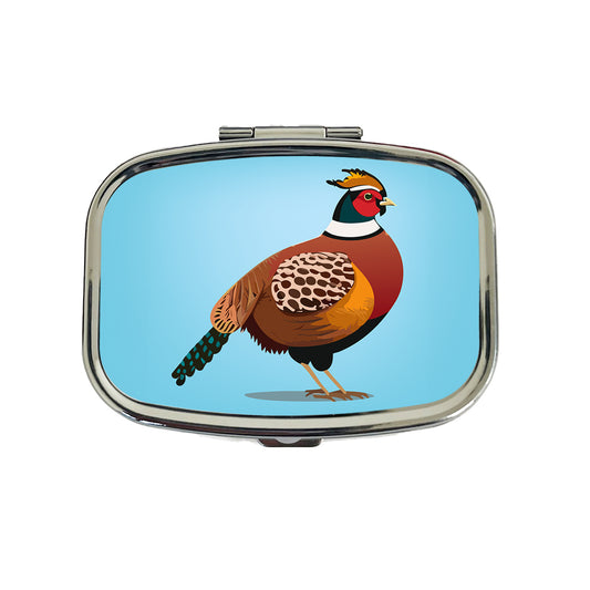 Pheasant Bird Hunting Travel Pill Box Case