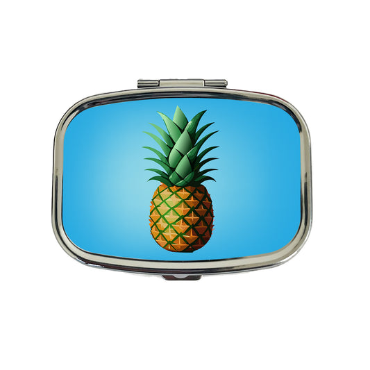 Pineapple Tropical Fruit Travel Pill Box Case