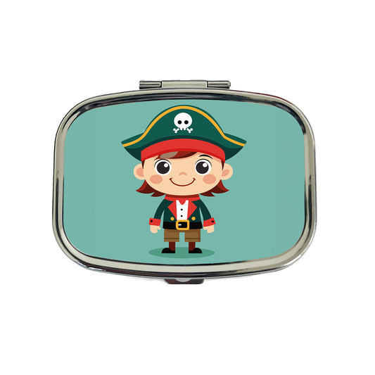 Pirate Cute Travel Pill Box Case