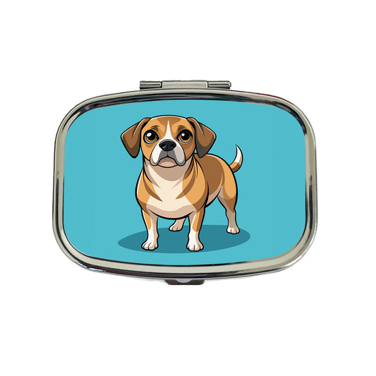 Puggle Dog Travel Pill Box Case