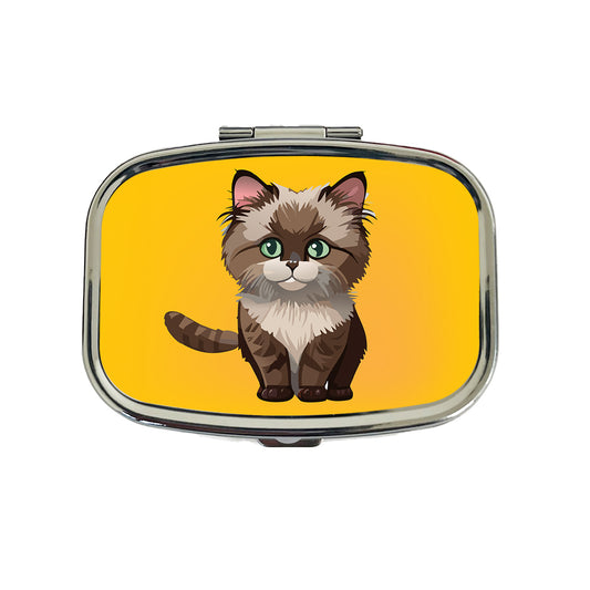 Ragdoll Cat Kitten Travel Pill Box Case