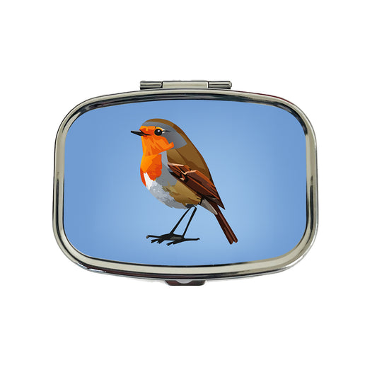 Robin Bird Travel Pill Box Case