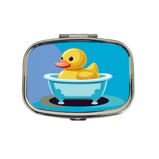 Rubber Ducky Duck Cute Travel Pill Box Case