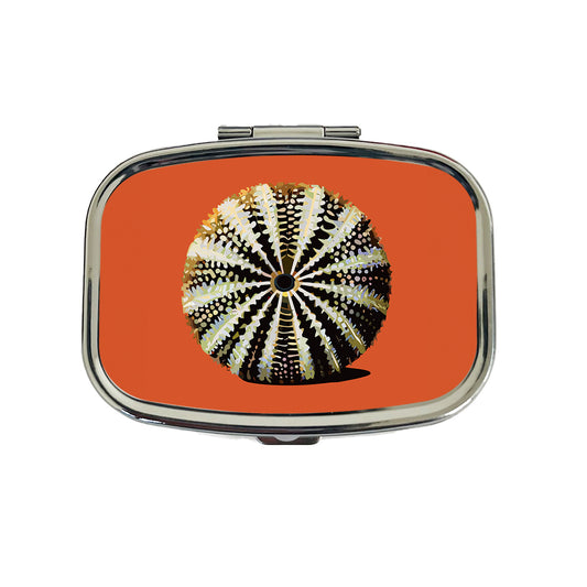 Sea Urchin Ocean Animal Echinoderm Travel Pill Box Case