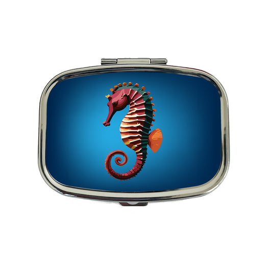 Seahorse Sea Horse Ocean Travel Pill Box Case