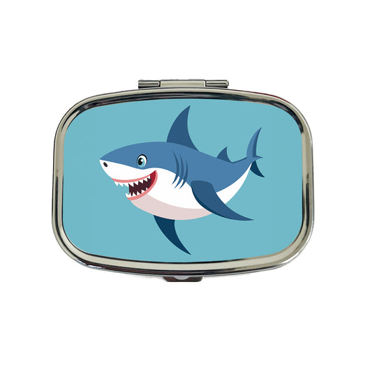 Shark Smiling Travel Pill Box Case