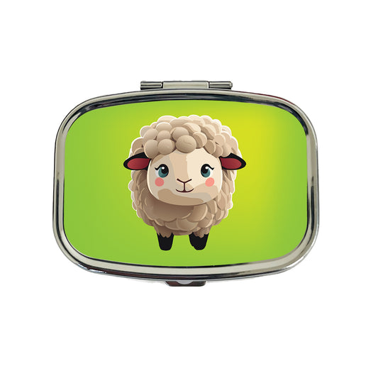 Sheep Chibi Standing Travel Pill Box Case