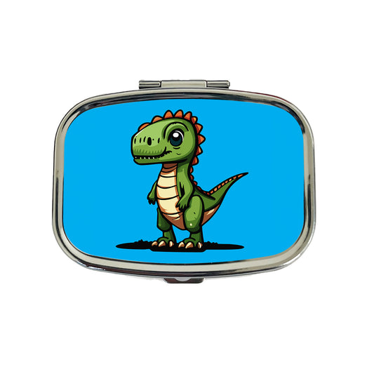 T-Rex Tyrannosaurus Dinosaur Cute Travel Pill Box Case