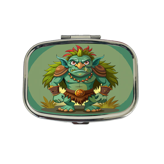 Troll Ogre Ugly Travel Pill Box Case