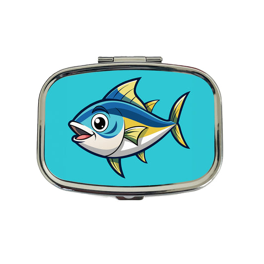 Tuna Fish Cute Travel Pill Box Case