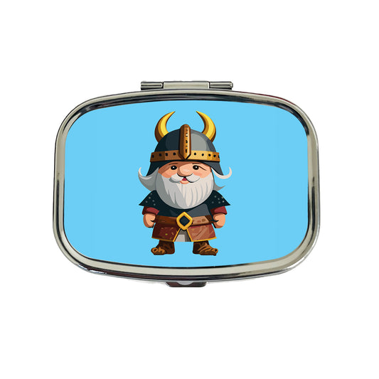 Viking Cute Standing Travel Pill Box Case