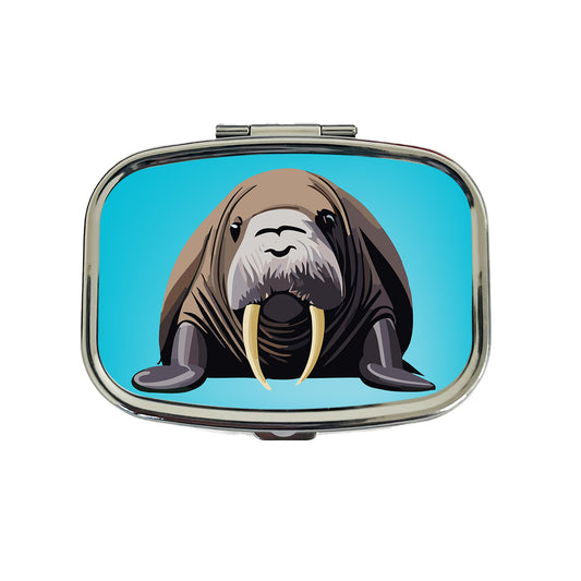 Walrus Sea Ocean Animal Travel Pill Box Case
