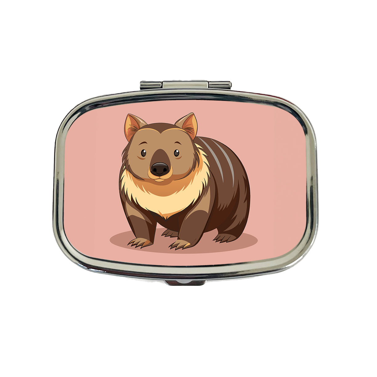 Wombat Australian Animal Cute Travel Pill Box Case