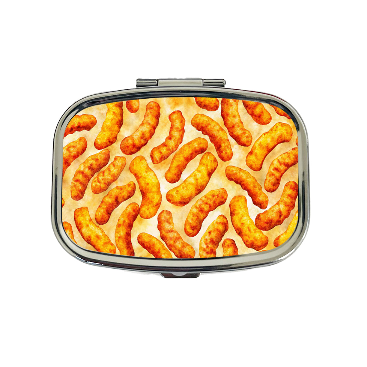 Cheese Curls Puffs Snacks Travel Pill Box Case