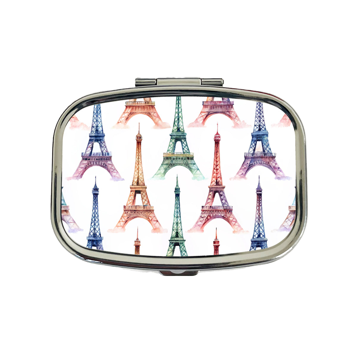 Eiffel Towers Paris City Beautiful Travel Pill Box Case