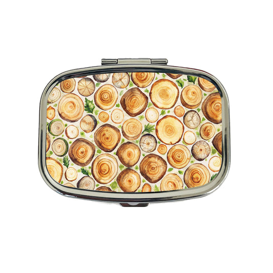 Lots Of Logs Travel Pill Box Case