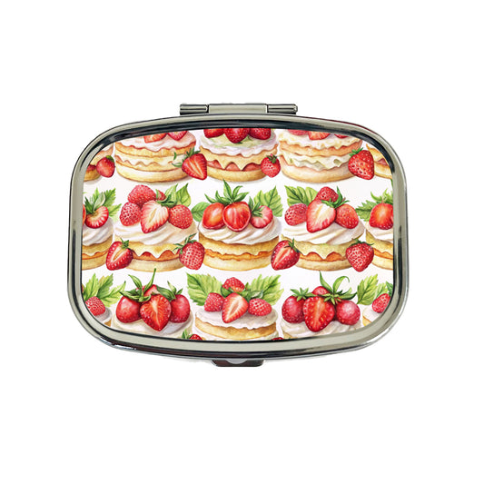 Strawberry Shortcake In A Row Travel Pill Box Case