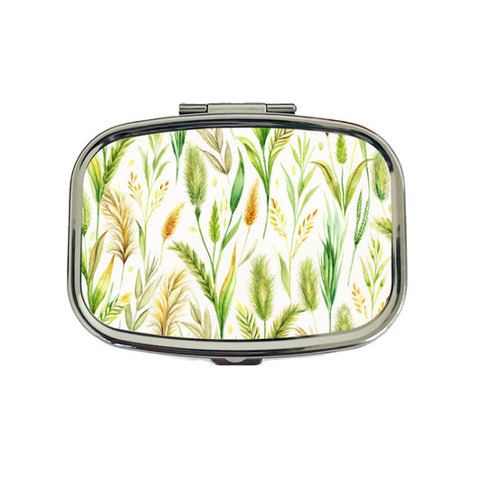 Wild Grasses Travel Pill Box Case