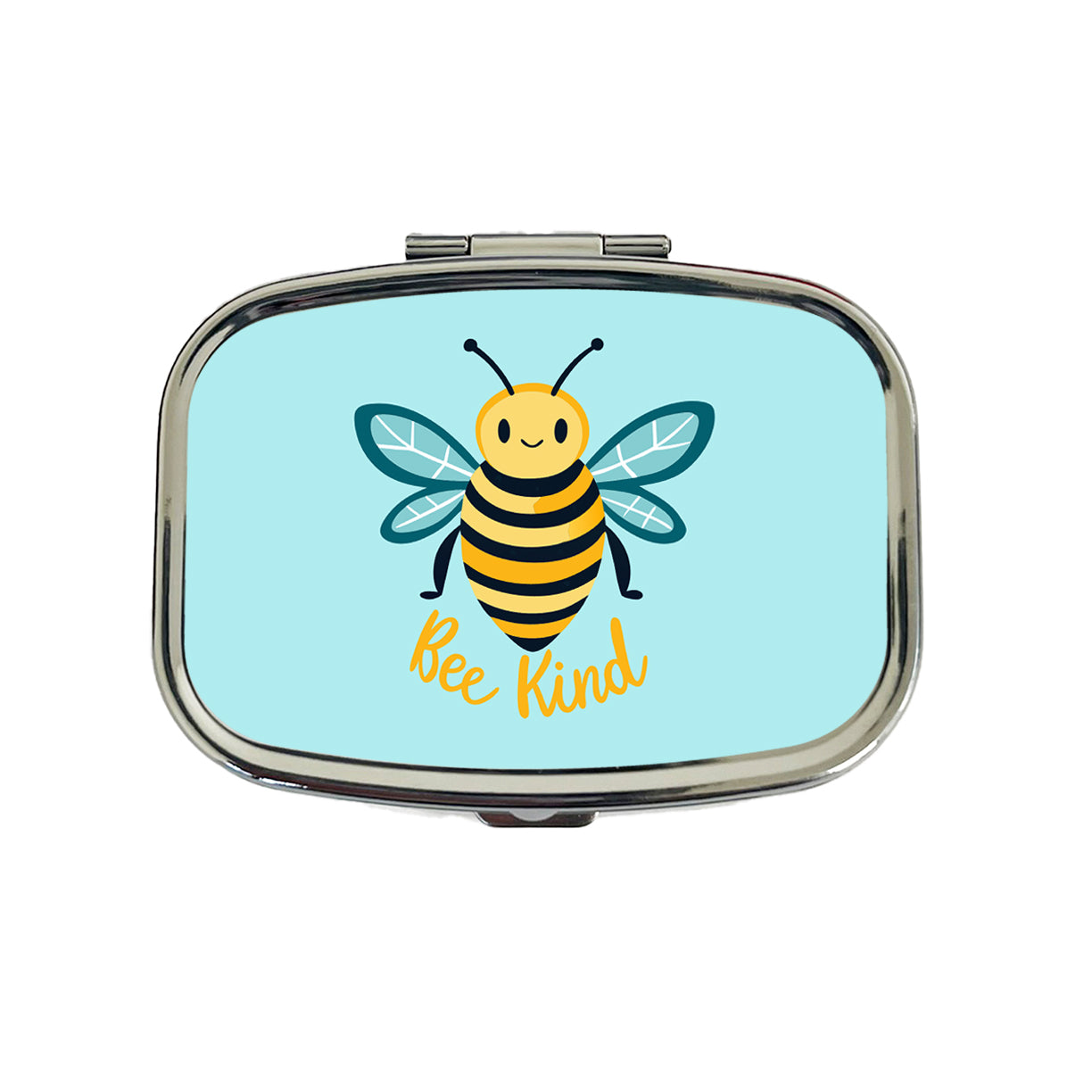 Bee Be Kind Cute Sweet Travel Pill Box Case