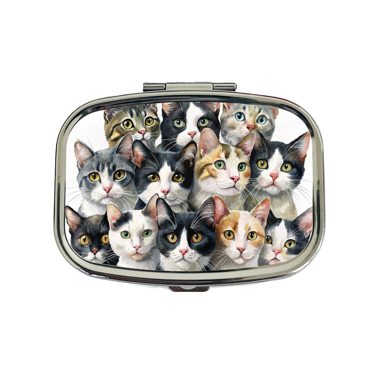 Bunch Of Sweet Cats Travel Pill Box Case