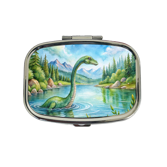 Loch Ness Monster Nessie In Scotland Highlands Lake Travel Pill Box Case