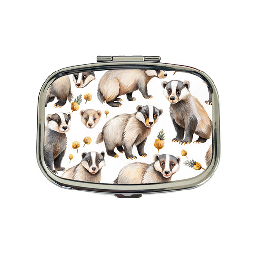 Lots Of Sweet Honey Badgers Travel Pill Box Case