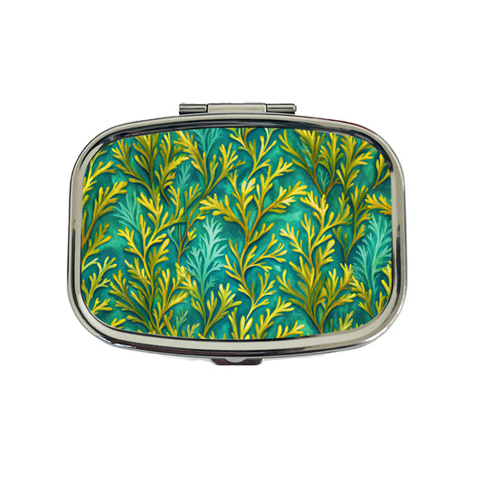 Seaweed Pattern Travel Pill Box Case