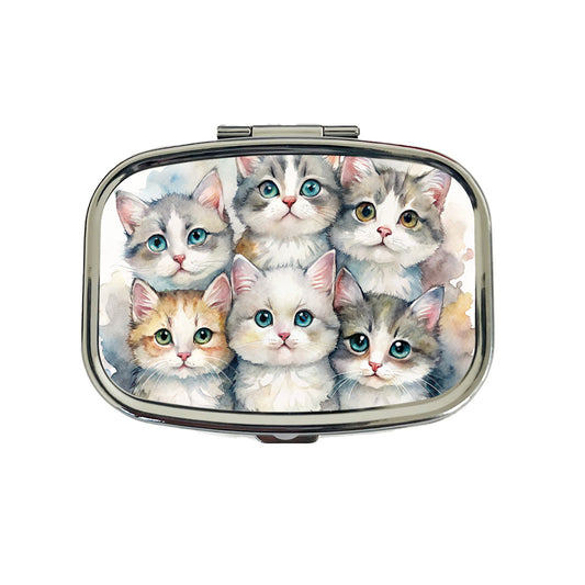 Sweet Australian Mist Cats Travel Pill Box Case