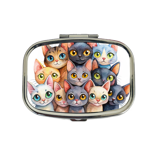 Sweet Bombay Cats Travel Pill Box Case