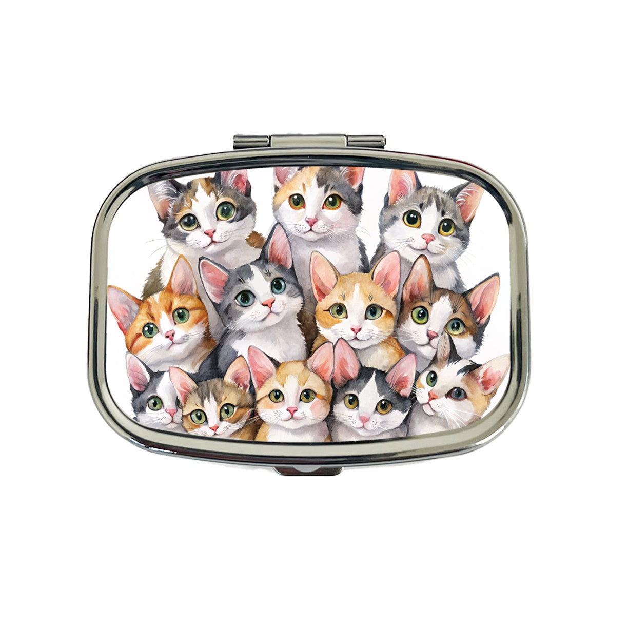 Sweet Japanese Bobtail Cats Travel Pill Box Case