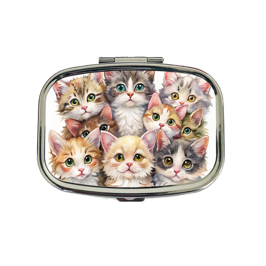 Sweet Laperm Cats Travel Pill Box Case