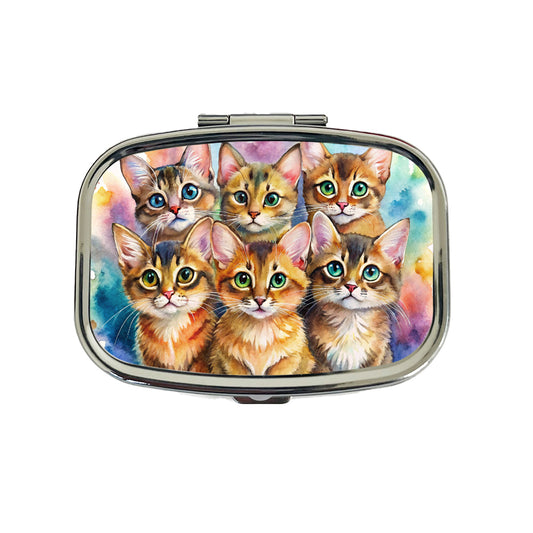 Sweet Somali Cats Travel Pill Box Case