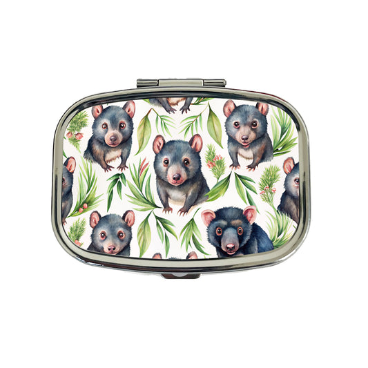 Sweet Tasmanian Devils Travel Pill Box Case