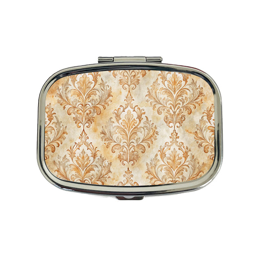 Elegant Wallpaper Travel Pill Box Case